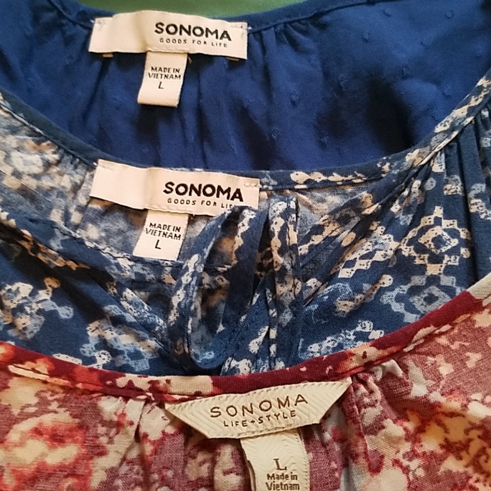Set of 3 Sonoma tops - Picture 2 of 6